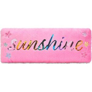 Rainbow Spring Sunshine Accent Pillow 16x6 Plush Fleece Rectangular Throw Cushio